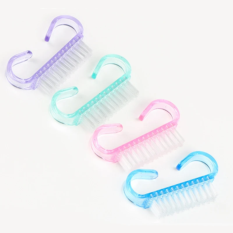 

Sdotter 1PCS Acrylic Nail Brush Manicure Nail Art Cleaning Brushes UV Gel Soft Remove Power Sequins Brush Finger Care Pedicure T