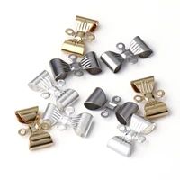 50 piece bag bowknot pendant new pure stainless steel 7 5 12mm bow double hole pendants jewelry making accessories material