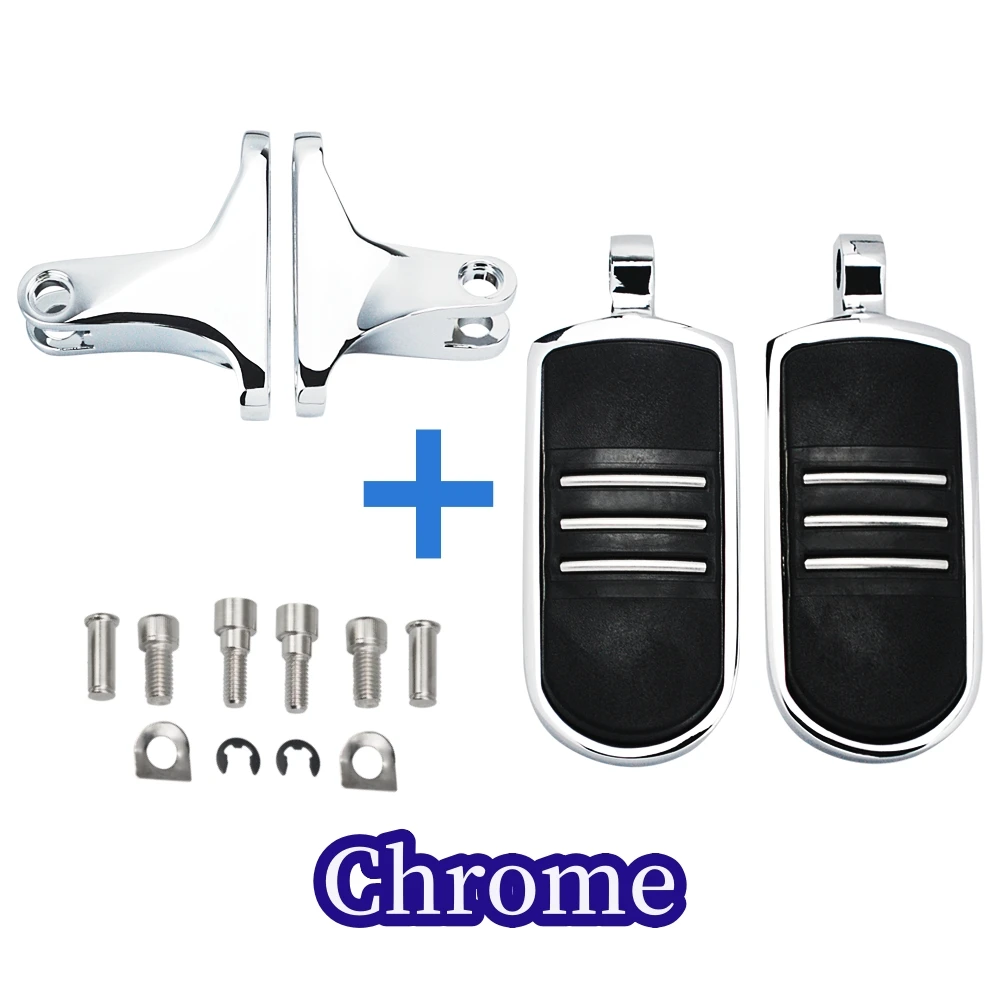 

Мотоциклетные аксессуары для Harley, задние пассажирские Footpegs Touring Davidson Street Road Glide, подножка, зажим для педали, кронштейн 1993-2024