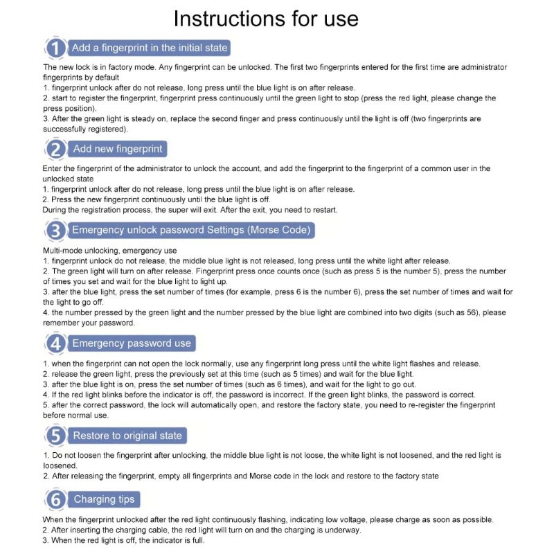 Y166 Безопасные навесные замки с отпечатками пальцев. Модернизация