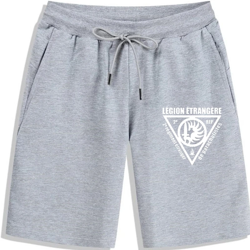 

French Foreign Legion Paratrooper - 2 Rep Unisex Men Cotton O-neck Hip Hop Shorts Streetwear Harajuku