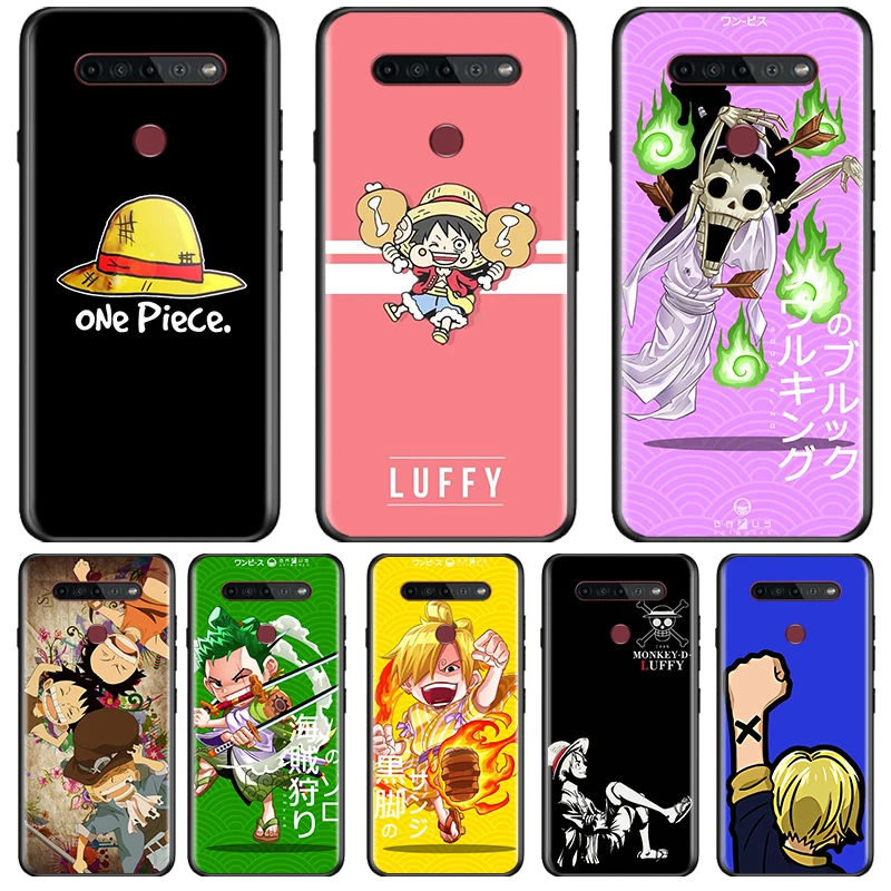 

One Piece Anime Funda Phone LG K92 K42 K22 K71 K61 K51S K41S K30 K20 2019 Q60 V60 V50S G8S G8 X Silicone TPU Cover