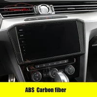 abs carbon fiber for volkswagen vw passat b8 arteon 2016 2017 2018 2019 2020 2021 car navigation panel frame cover trim