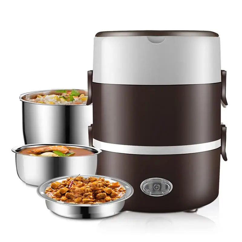

Heated Lunch Box Multi-function Electric Rice Cooker Warmer Insulated Lunch Container With Adapter European Regulation WB00003 U