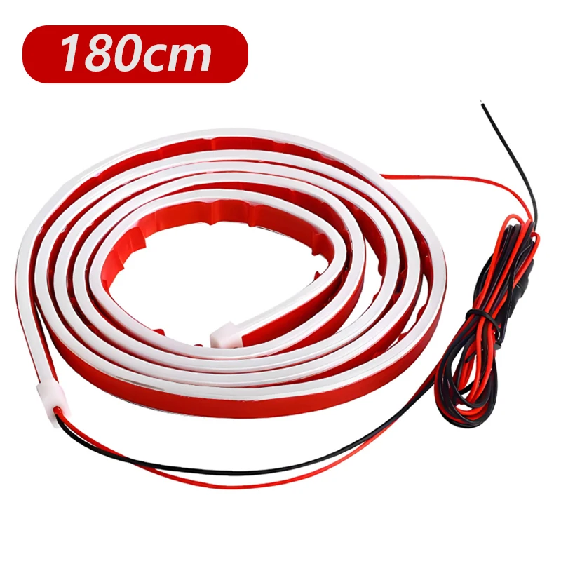 

Динамическая Гибкая Водонепроницаемая Светодиодная Лента Для Капота Автомобиля, 12В, Универсальная, С Эффектом Бегущего Огня