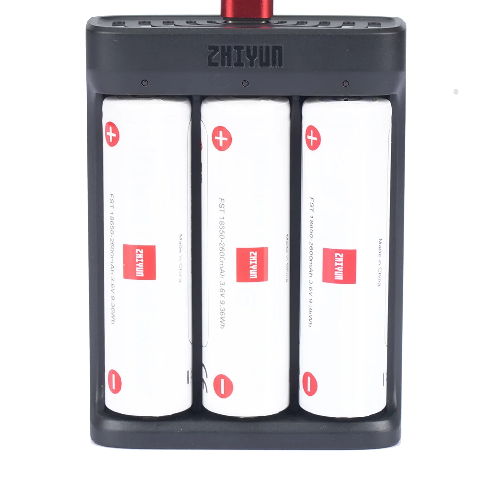 Зарядное устройство Zhiyun 18650 3 слота черный для Crane 2 карманный стабилизатор -