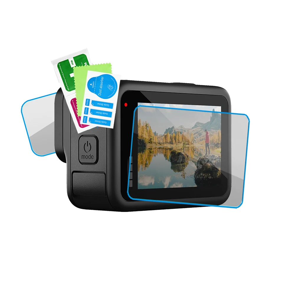 Фото Защитная пленка из закаленного стекла для GoPro Hero 11 10 9 8 7 6 5 Black, защита экрана и объектива камеры GoPro Hero10 Hero9, аксессуар №1