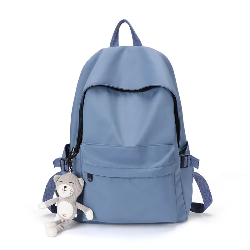 

Original Nylon Backpacks Waterproof Solid Color Daily Leisure Urban Unisex Sports Travel Backpack School Bags for Girls Bookbag