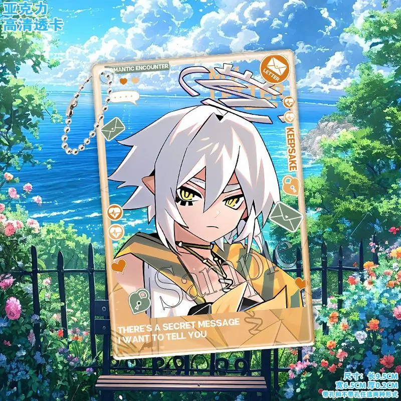Фото Брелок для ключей Anmicius Ray Godrose Tomka, аниме-брелок Xander Grey AOTU WORLD, мужской брелок для женщин, акриловый брелок-подвеска с мультяшным персонажем, подарок №2