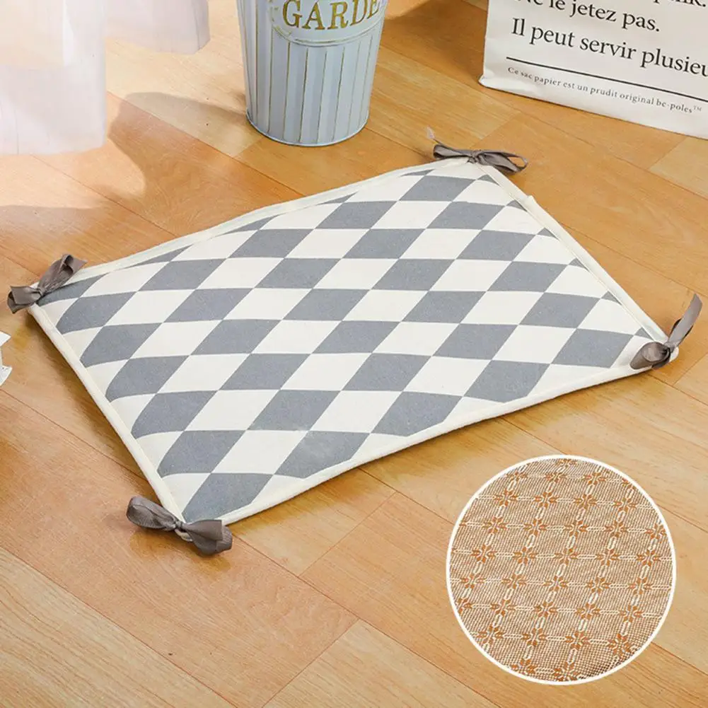 

Стильный квадратный коврик для снятия влаги, коврик для сна для маленьких собак, дышащий коврик для льда для домашних животных, двухсторонн...