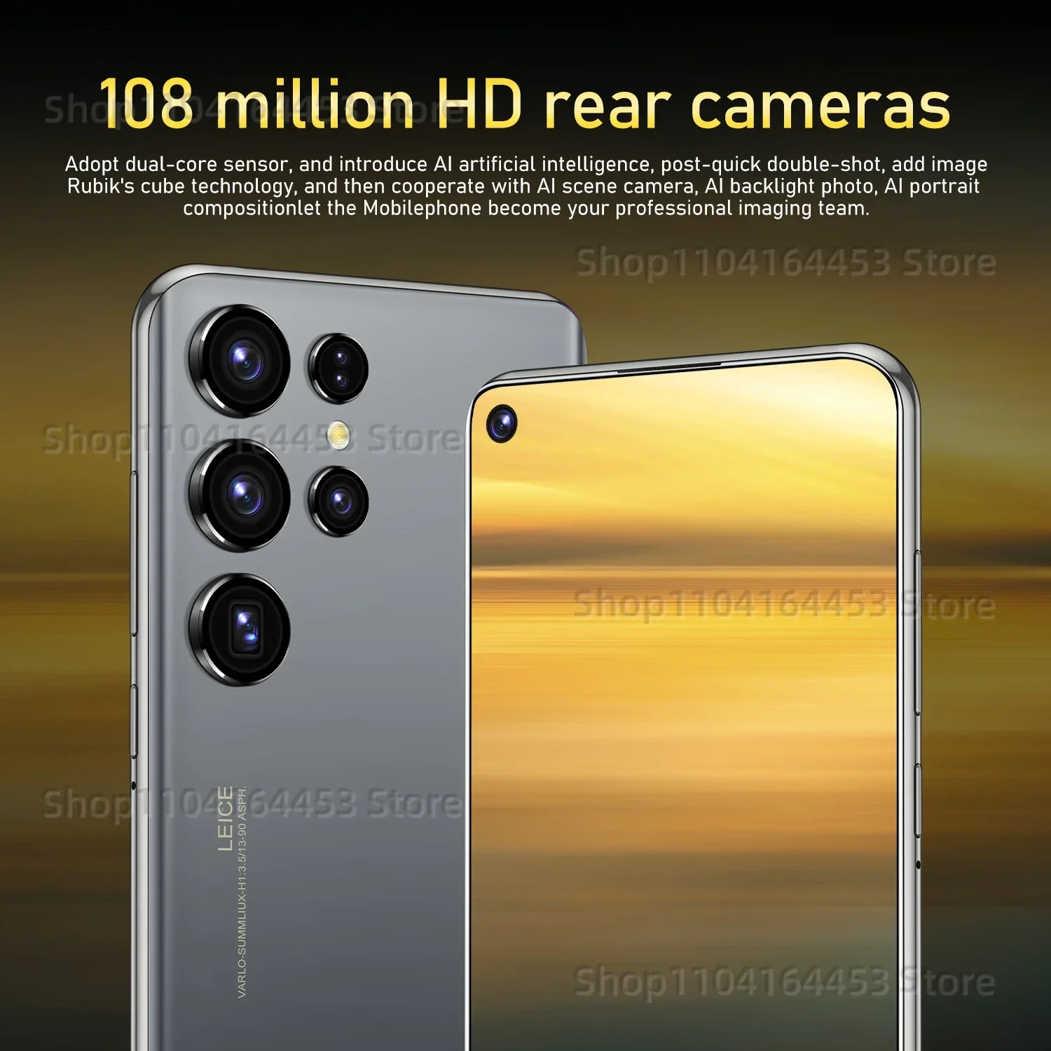 Оригинальный смартфон S25 Ultra 5G 7 3 дюйма HD 22G + 2 ТБ сотовый телефон с двумя SIM-картами