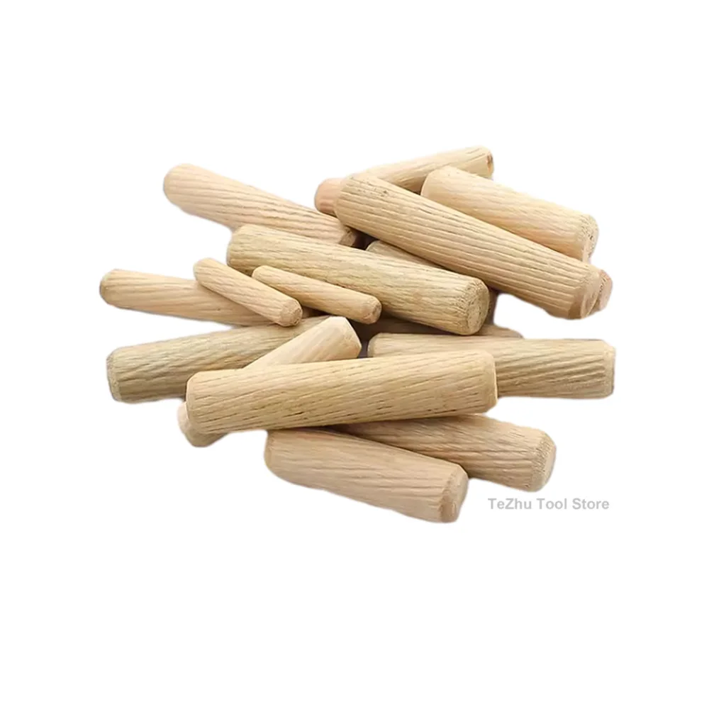 Деревянные штифты для дюбелей M5 M6 M8 M10 M12 прямые деревянные с канавками стержни