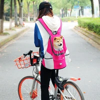 pet dog carrier bag for dogs backpack out double shoulder portable backpack outdoor travel set breathable mesh bag durable