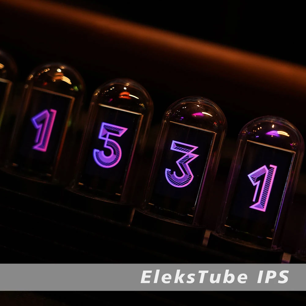 EM RGB quasi-Nitrogen Часы Настольный орнамент Подарочные Steins Gate EleksTube IPS