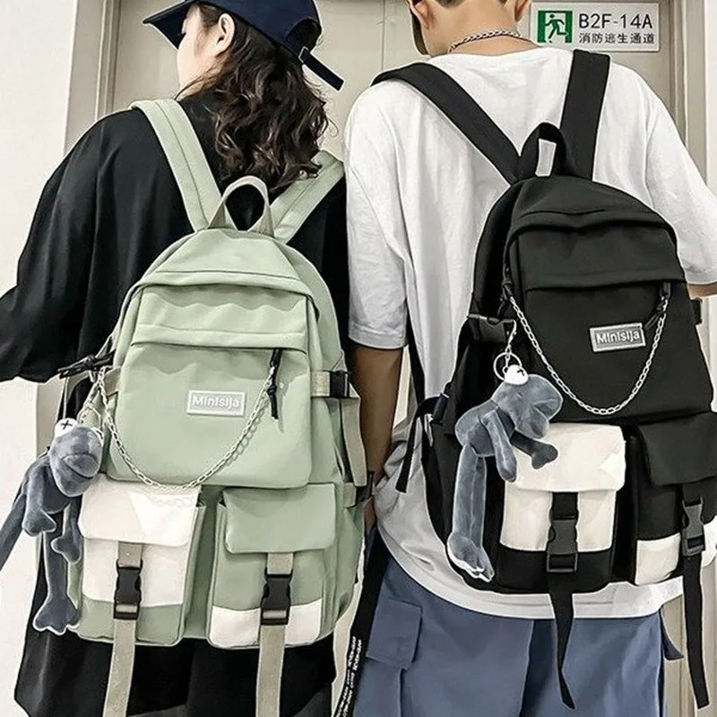 

Сумка для учеников младшей и старшей школы, японская модная дорожная сумка для студентов, спортивный рюкзак, мужской вместительный рюкзак