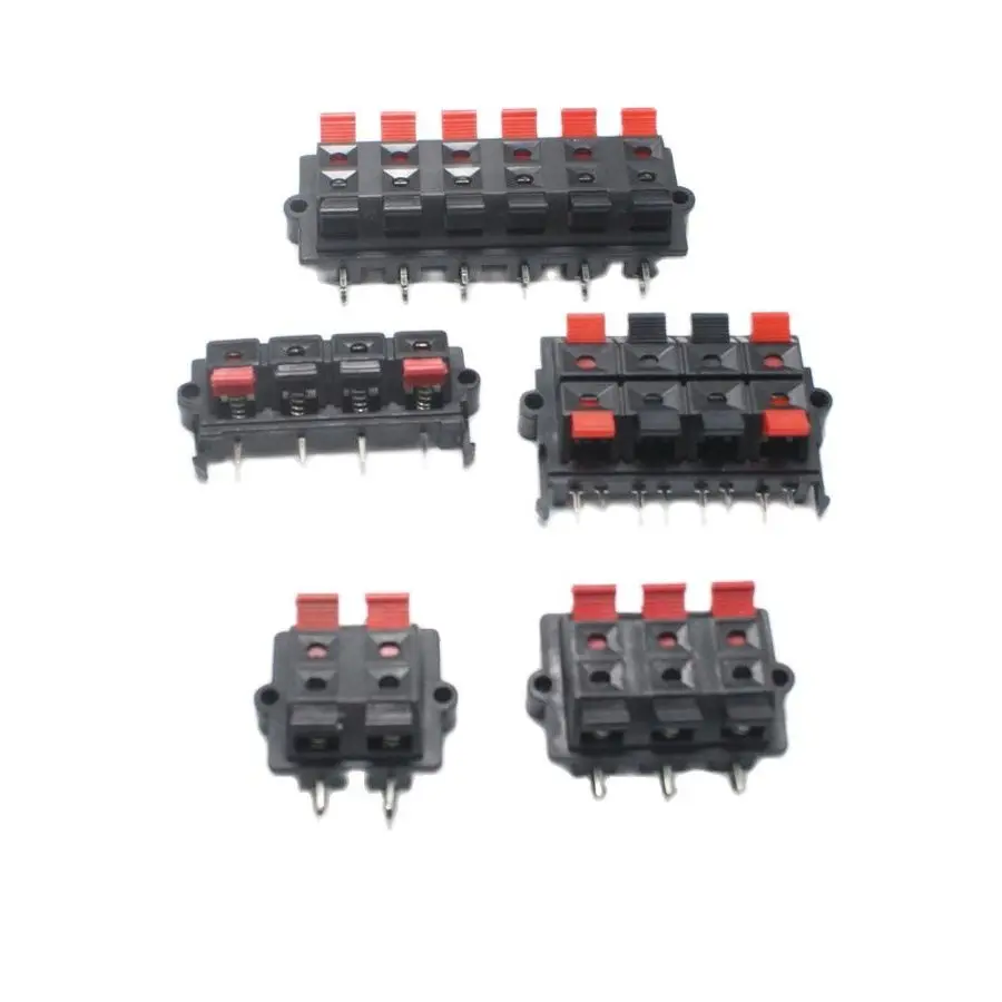 Внешний банановый разъем WP WP2 WP4 WP6 WP8 WP10 WP12, 1 шт., усилитель для динамика, зажим для провода, звуковая розетка, розетка, выключатель для пружинной клеммы