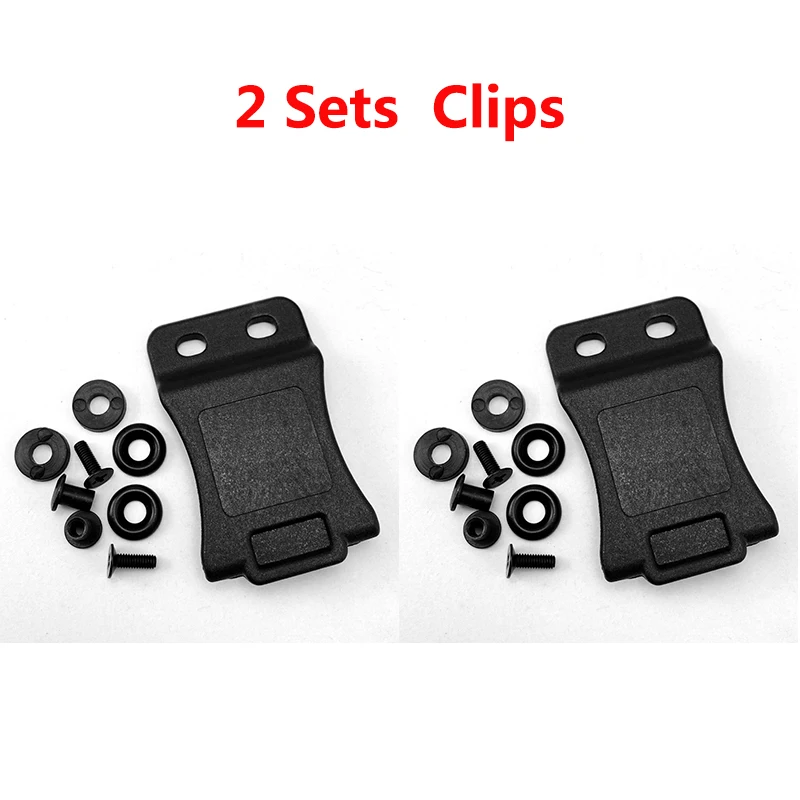 

2 набора ножей-кобур Scabbards Kydex оболочка поясная стандартная зажим с винтами фурнитура Сделай Сам аксессуары Запчасти кожаный чехол