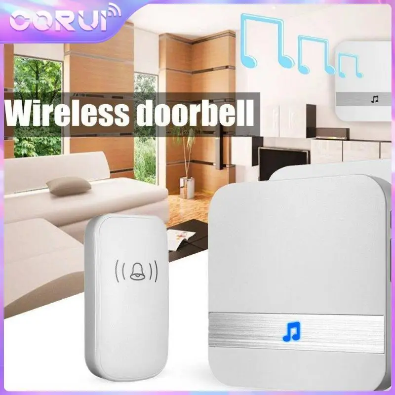 

Corui Wireless Door Bell UK Plug In Doorbell Loud Chime LED Flash 52 Chimes Waterproof Smart Home Security Doorbell