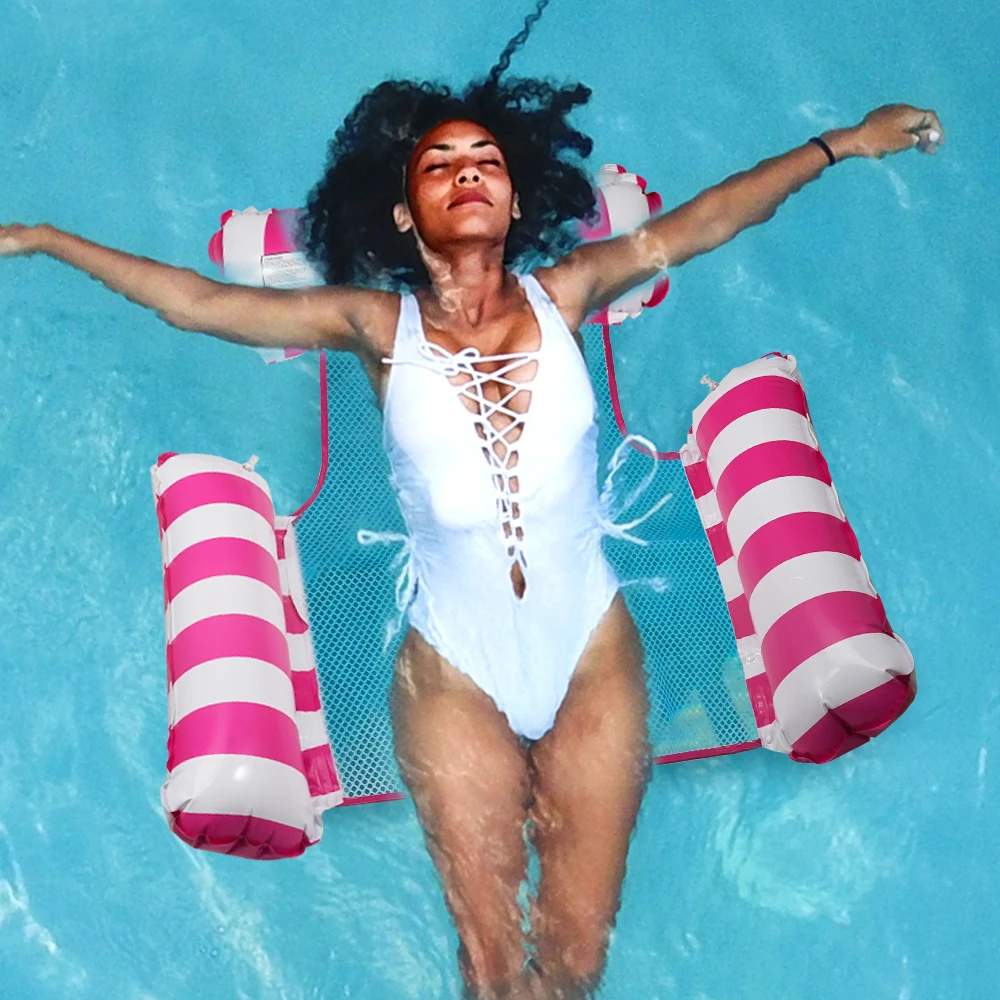 Надувной водный стул из ПВХ летние плавающие Матрасы для бассейна кровать |