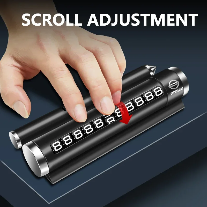 Стайлинг автомобиля временная парковочная карта номерной знак телефона для Nissan