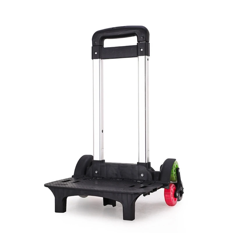 

6 Wheels Backpack Trolley Aluminium Alloy Foldable Trolley Cart for Student Bags