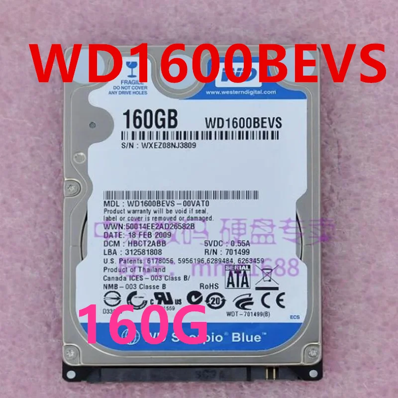 

Original 90% New Hard Disk For WD 160GB SATA 2.5" 5400RPM 8MB Notebook HDD For WD1600BEVS 2060-701499-000