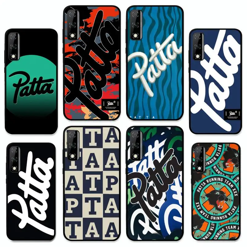 

Fashion P-patta Logo Phone Case For Y9 6 7 5 Prime Enjoy 7s 7 8 plus 7a 9e 9plus 8E Lite Psmart Shell