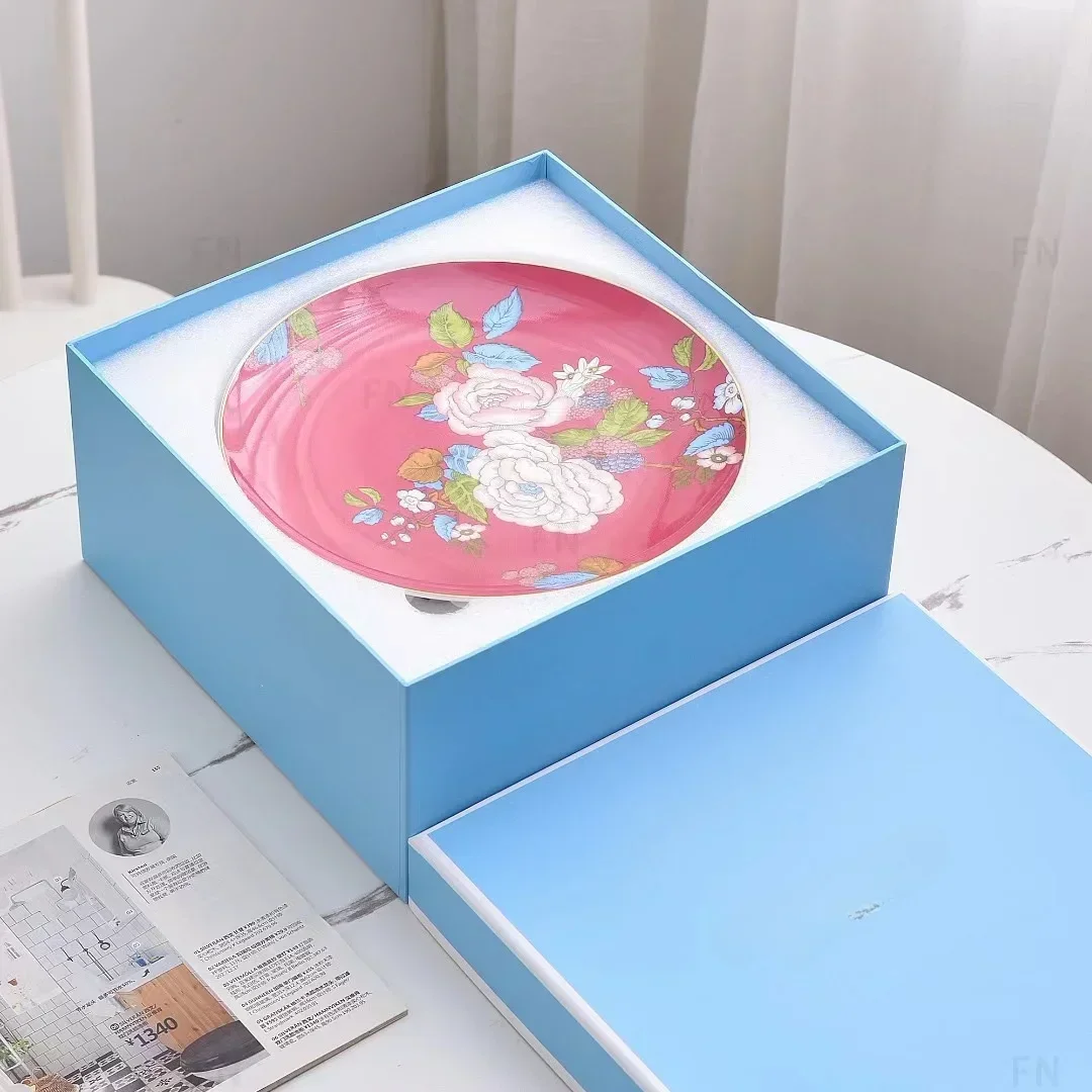 Vajilla brit kama porcelana Китай пара Кул плато sayuno con fragancia hueso jardín taza negra plato comida oc