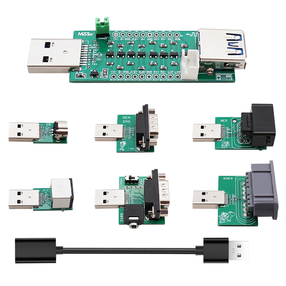 USB3.0 Контроллер конвертер SNAC адаптер мистер IO модуль макетная плата для NES Zapper/NS