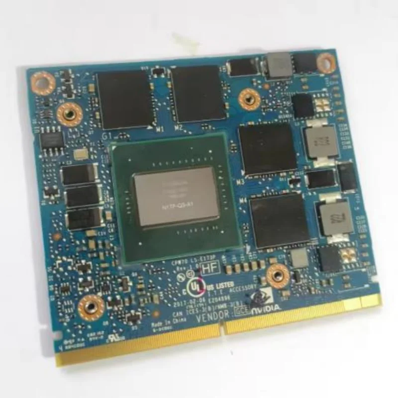 Фото Оригинальная видеокарта M2200 4 ГБ GDDR5 MXM 3.0 для ноутбуков Dell M7510 M7520 HP ZBook15 G3 G4, плата VGA N17P-Q3-A1 M2200M №4