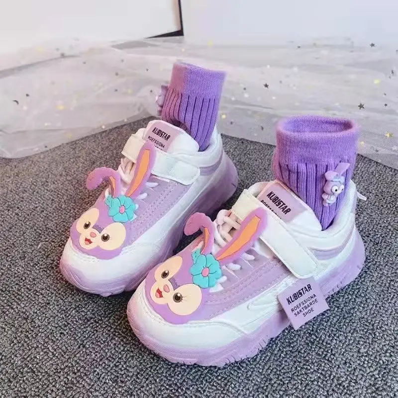 For Girls Chaussure Enfant Soft Sports Running Basketball Pu Leather Tennis