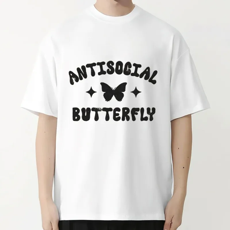 Футболка MINISO с надписью &quotбабочка&quot