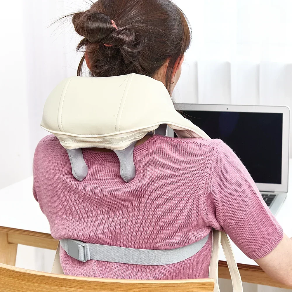 Okayso трапециевидная Массажная шаль для массажа плеч и шеи электрическая