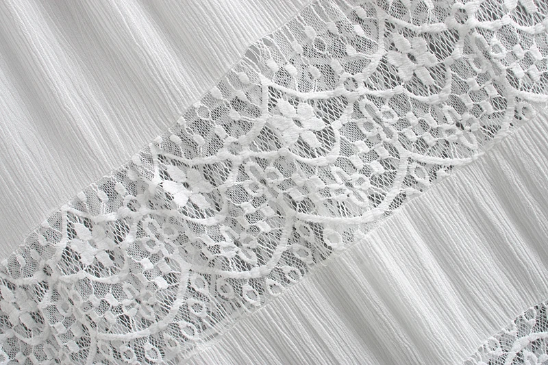 Винтажное шикарное женское белое кружевное лоскутное пляжное богемное