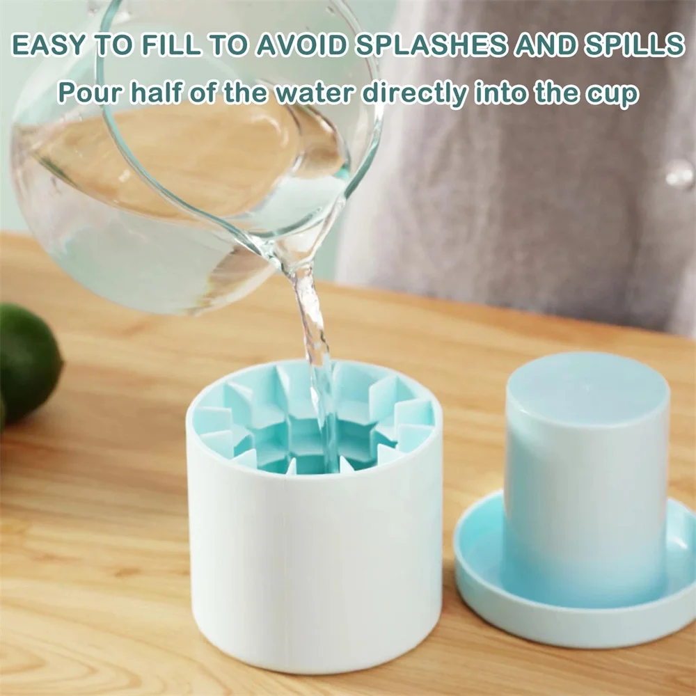 

Food-grade Removeable Lids High Quality Ice Box Mold Easy Demoulding Coolers Ice Bucket Frozen Drink Maker Wholesale Silicone
