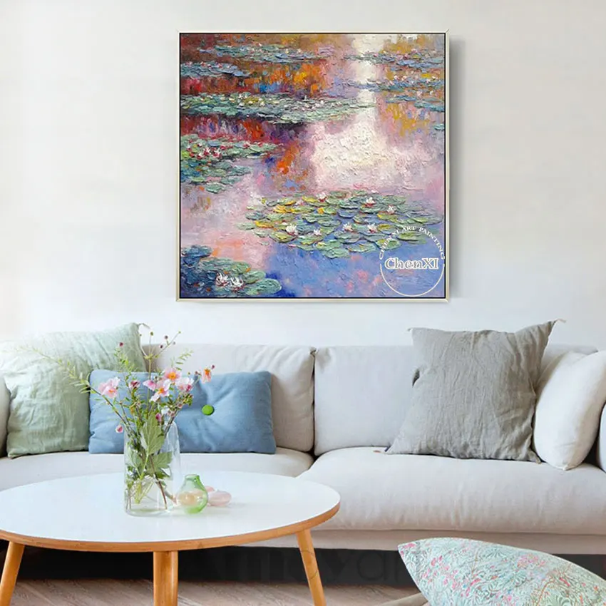 Репродукция известных картин Настенная картина ручной работы домашнее