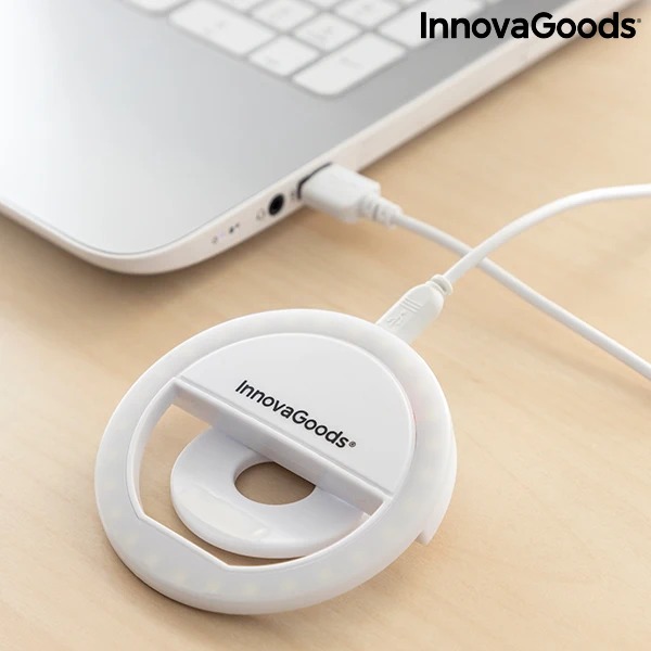 Перезаряжаемый кольцевой светильник для селфи instaобруч InnovaGoods | Компьютеры и офис