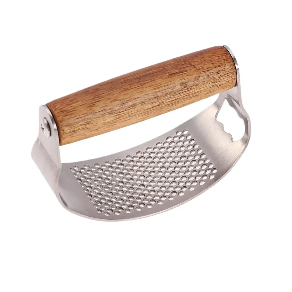 

KITPIPI Чеснокодавитель из нержавеющей стали и дерева