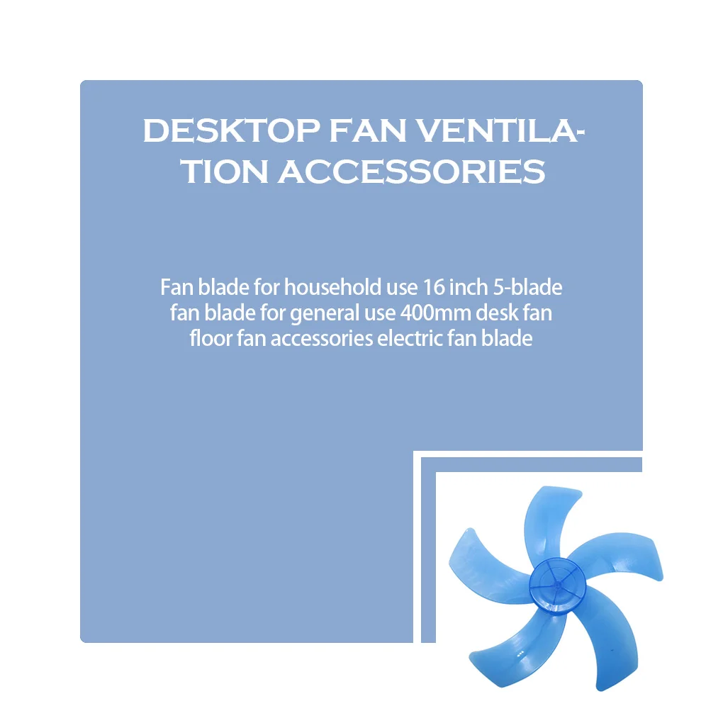 

Household Fan Leaf Plastic Impeller Ventilate Accessories Table Fanner