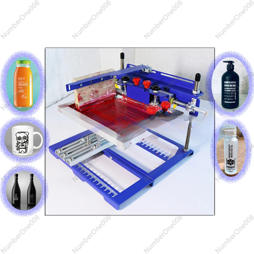 SPE-A Тип QMH170 изогнутая трафаретная печатная машина ручная стальная пластина пресс