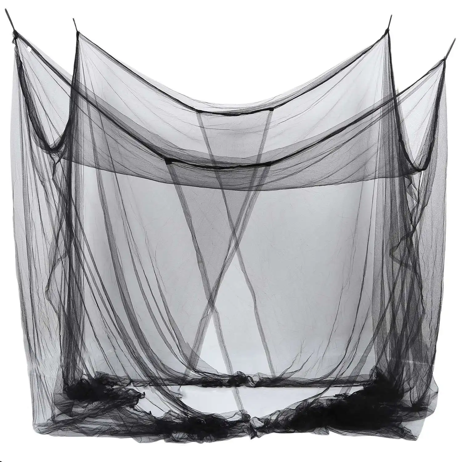 Mosquito Net For Queen/king Sized Bed 190*210*240cm (black)