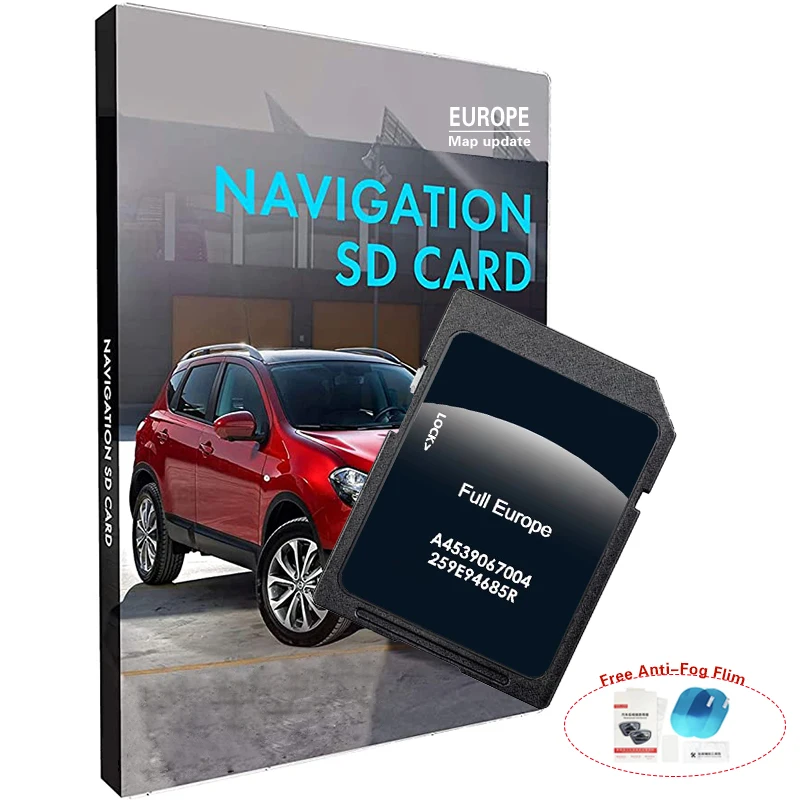 

A4539067004 Sat Nav Update 2023 Map 16GB For Smart 453 mit Cool & Media Navigation Car System Update Full EU with And Fog Flim