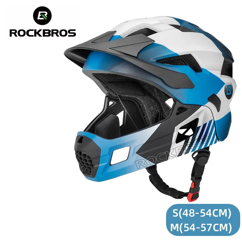 

Детский съемный шлем ROCKBROS, дышащий защитный противоударный Регулируемый шлем, съемное оборудование для велоспорта
