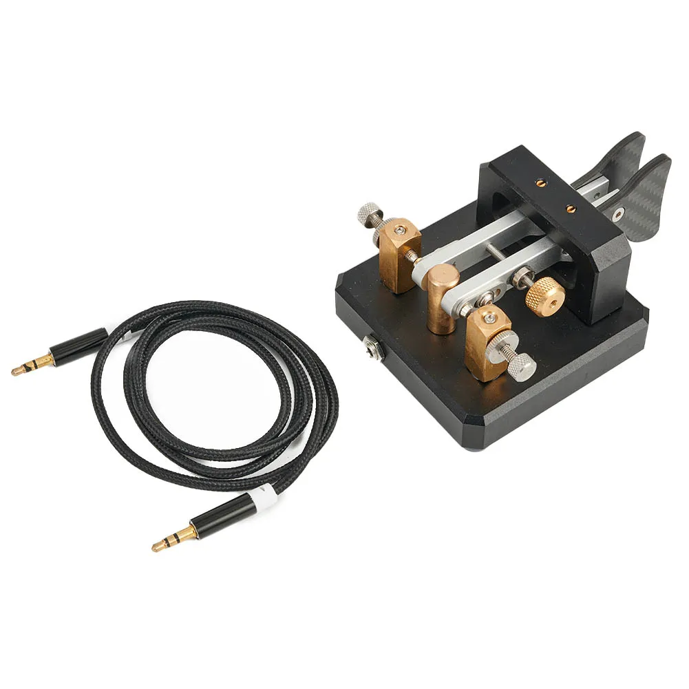 Передатчик CW для коротких волн автоматический кодовый ключ Morse Keyer Dual 3 5 мм аудио