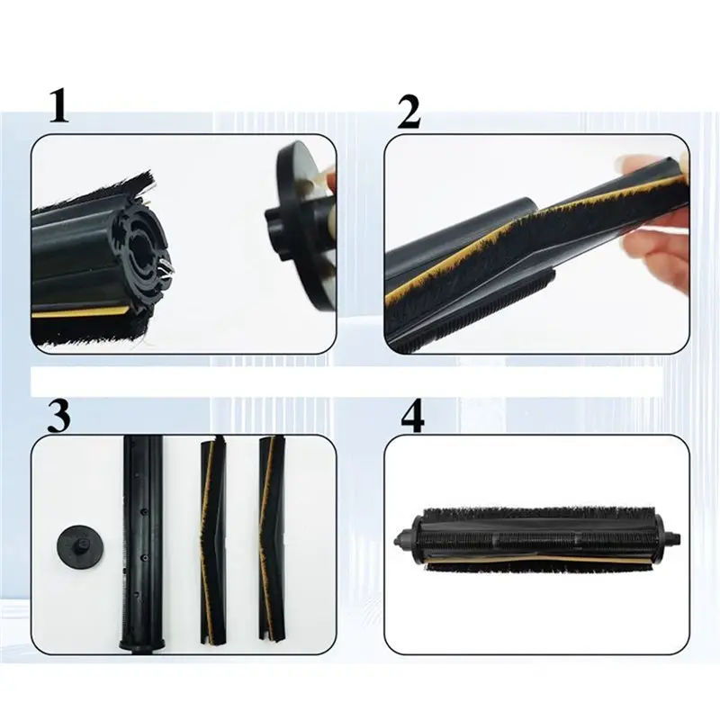 Фото СОВЕРШЕННО НОВЫЙ: 8X Tricut Brush Strip, совместимый с Dreame X30 X40 L40 Ultra, для X20 Pro / X20 Max / X10+ / X20+ / M40 / M30S, MOVA №3