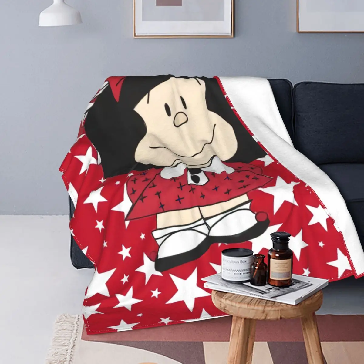 

Kawaii Mafalda мультяшное одеяло 3D печать мягкое Фланелевое флисовое теплое аниме плед одеяло s для автомобиля постельное белье диван покрывала