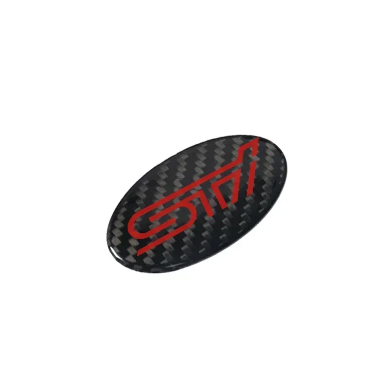 

58x28 мм из углеродного волокна, эмблема на руль автомобиля, декоративная наклейка для Subaru Forester Outback Impreza Legacy STI WRX BRZ Tribeca