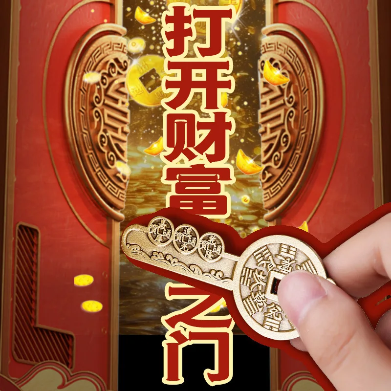Фото Taoist Brass Bagua Гора призраки тратить ключ богатство дом пять императоров денежный кулон переносное украшение №4