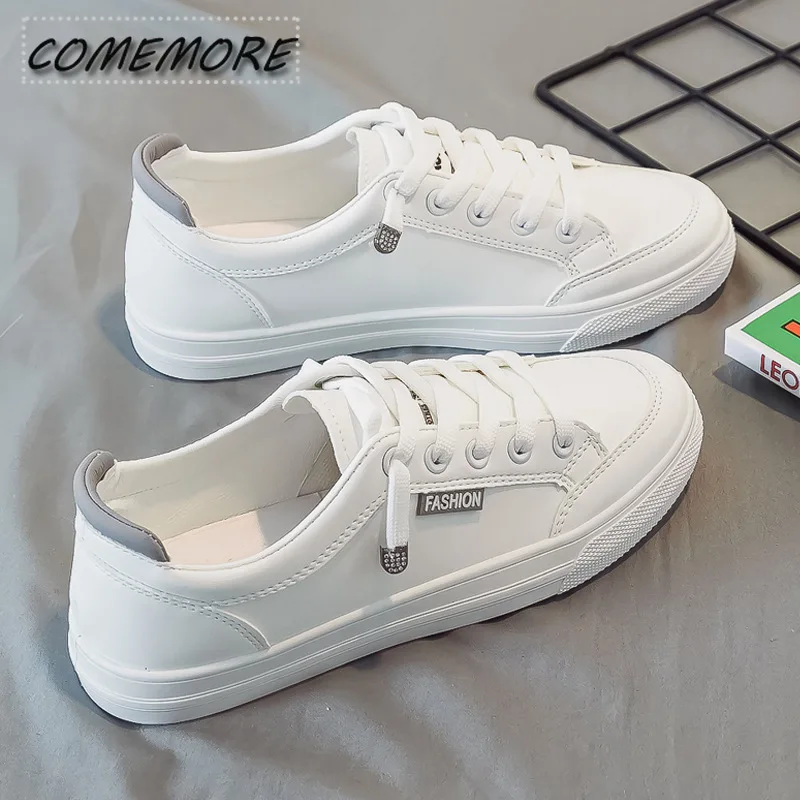 

Кроссовки женские сетчатые, дышащие, Нескользящие, на шнуровке, повседневная спортивная обувь, белые, весна-осень 2023