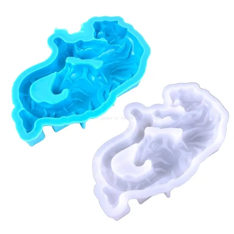 

Полустереоскопические настенные украшения в форме тигра, форма с клеем в виде капли, подвеска «сделай сам», LXAE